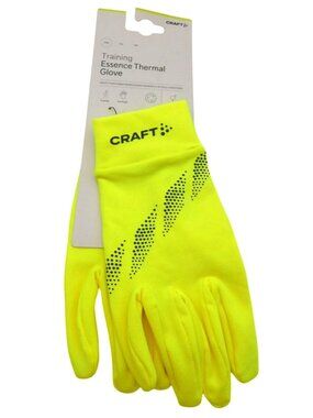 Craft Training Essence Thermal Gloves S / 8 Neon Yellow Cold Weather Training